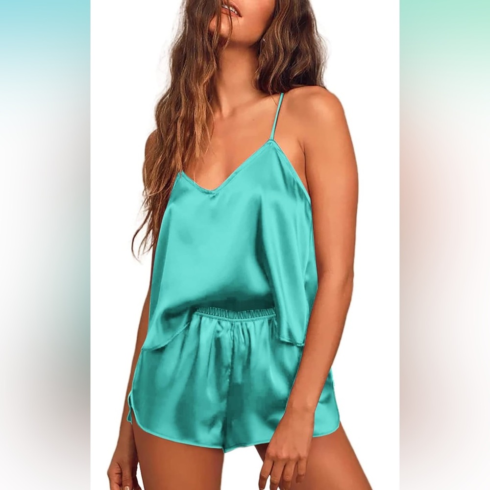 2 piece Satin Sleepwear Set
